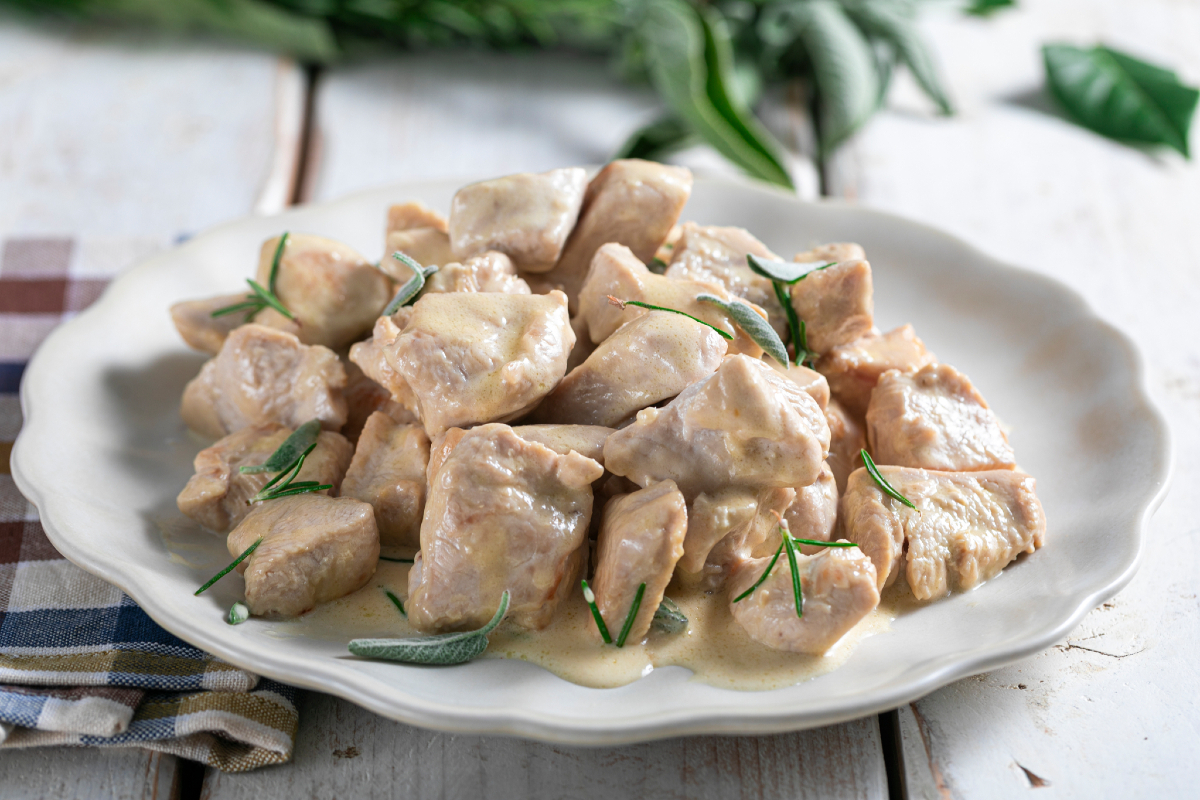 Peru na panela macio