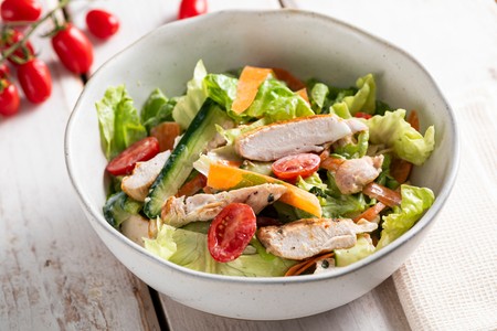 Salada de frango light