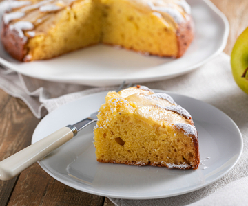 Bolo de maçã sem glúten