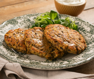 Hambúrguer vegetariano de outono