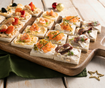 Canapés de Natal