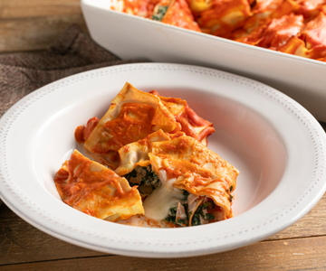 Pacotinhos de lasanha