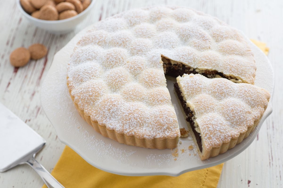 Torta de Amaretti e Chocolate