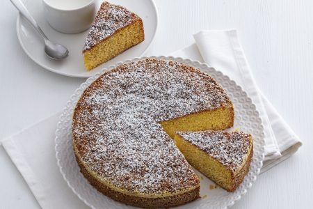 Bolo de polenta macio