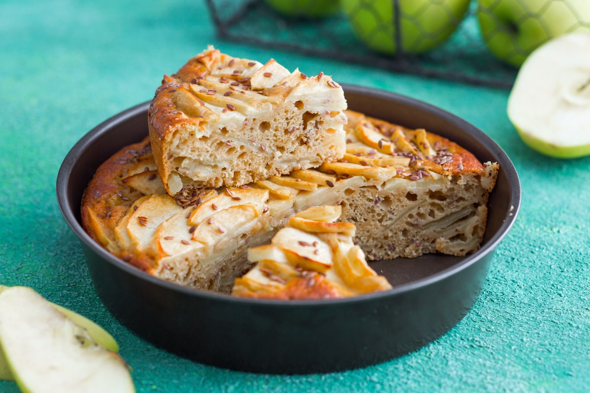 Torta de maçã light