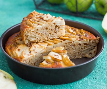 Torta de maçã light