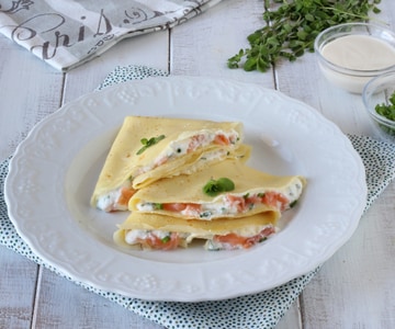 Panquecas de salmão