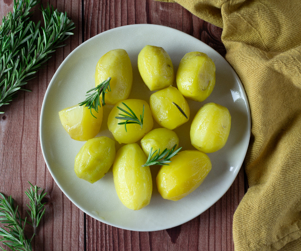 Batatas no micro-ondas