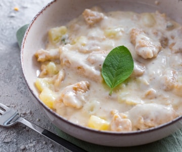 Pizzoccheri brancos da Valtellina