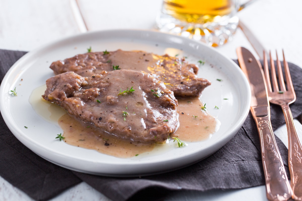 Escalopes na cerveja