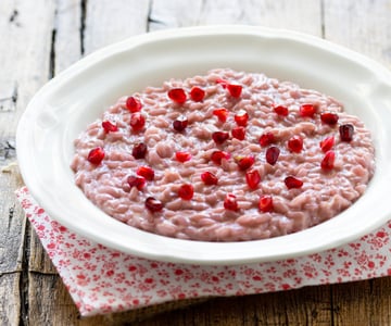 Risoto de romã