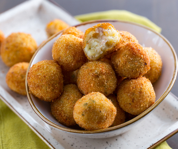 Almôndegas de atum e batatas