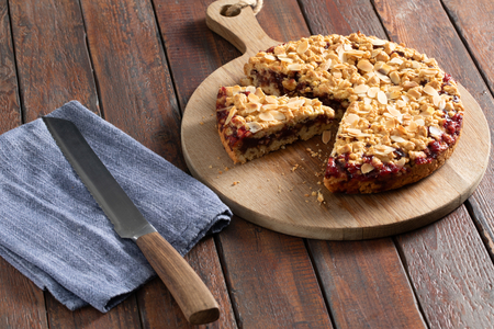 Torta Esfarelada com Geleia