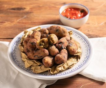 Almôndegas de berinjela e atum