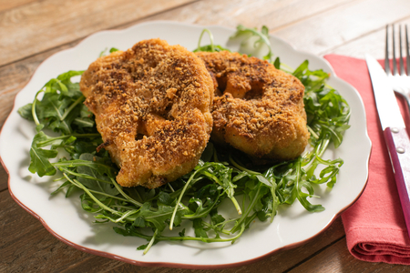 Bifes de Couve-Flor Assados