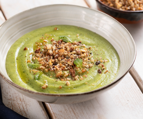 Creme de abobrinha e batata