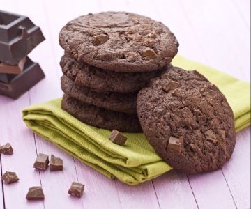 Cookies de chocolate duplo