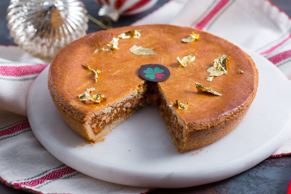 Torta de caramelo salgado