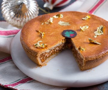 Torta de caramelo salgado