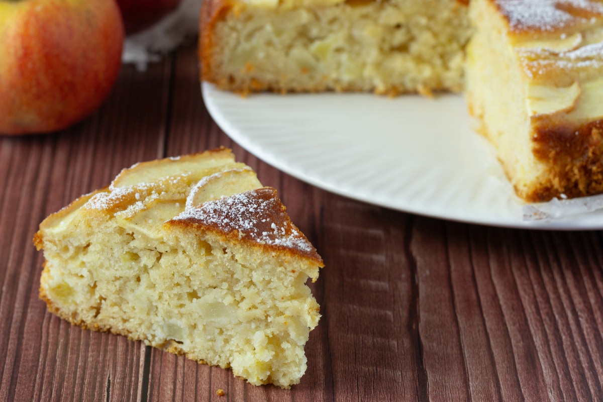 Torta de maçã sem açúcar
