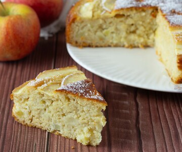 Torta de maçã sem açúcar