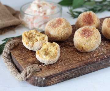 Bolinhos de grão-de-bico assados
