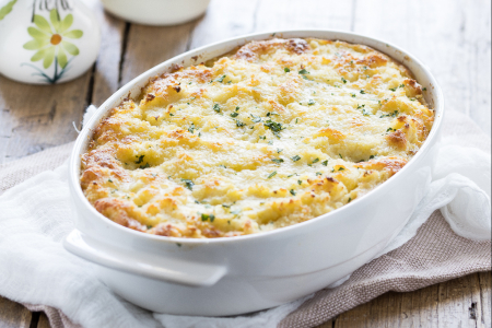 Suflê de couve-flor