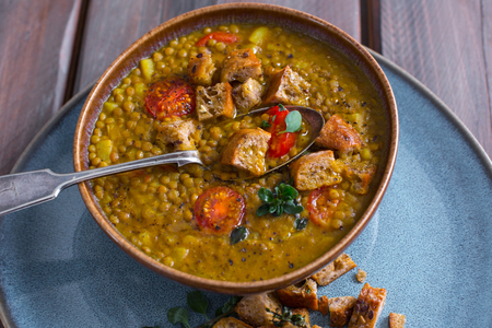 Sopa de lentilhas