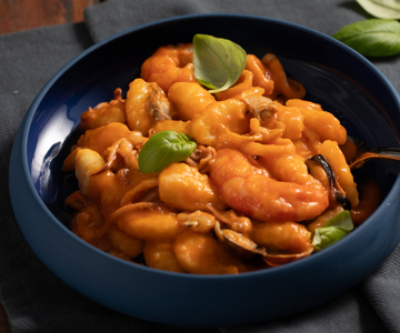 Nhoque ao Fruto do Mar