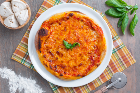 Pizza com fermento natural