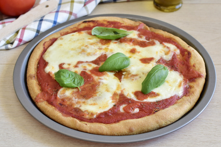 Pizza com bicarbonato