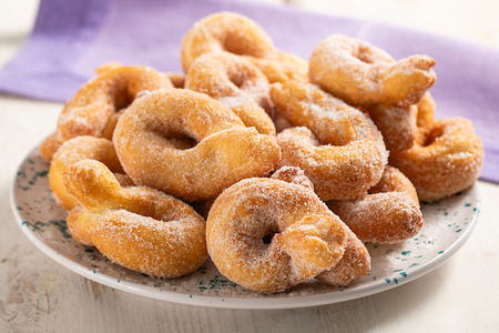 Donuts sem fermento e sem ovos