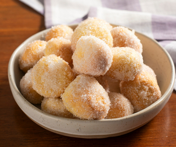 Bolinho de chuva na fritadeira sem óleo
