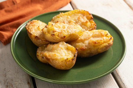 Batatas Recheadas com Queijos