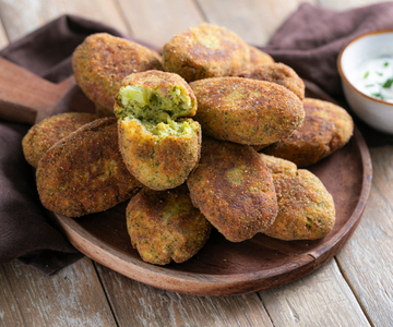 Almôndegas de Brócolis Fritos