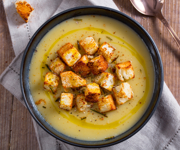 Creme de repolho e batata