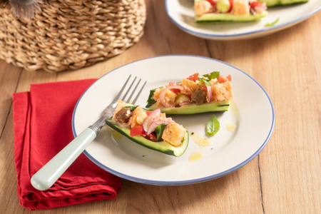 Barquinhas de pepino