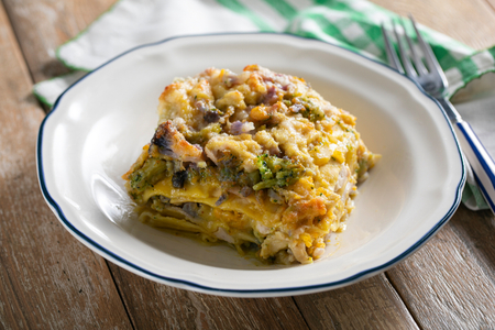 Lasanha vegetariana light