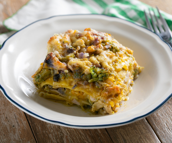 Lasanha vegetariana light
