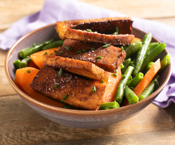 Tofu na frigideira