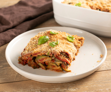 Parmegiana de abobrinhas grelhadas