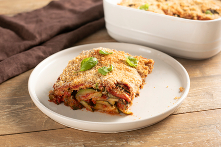 Parmegiana de abobrinhas grelhadas