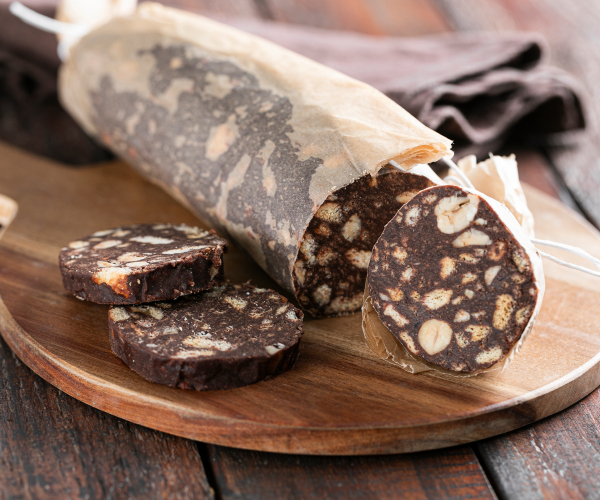 Salame de chocolate vegano