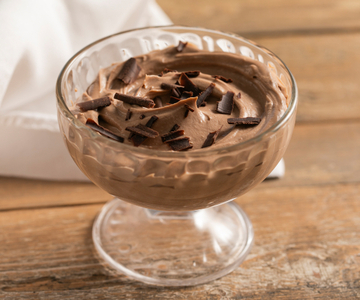 Creme diplomático de chocolate com mascarpone