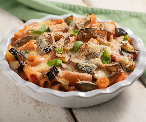 Macarrão ao forno à siciliana