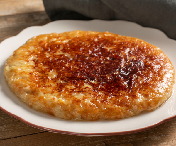 Frico com batatas e cebolas