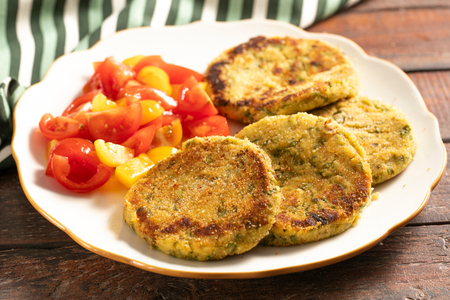 Hambúrguer de vagem e batata