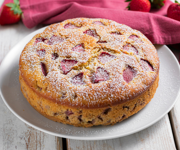 Bolo de morango em 5 minutos