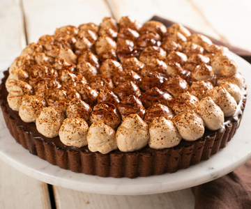 Torta gourmet de chocolate e café