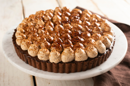 Torta gourmet de chocolate e café